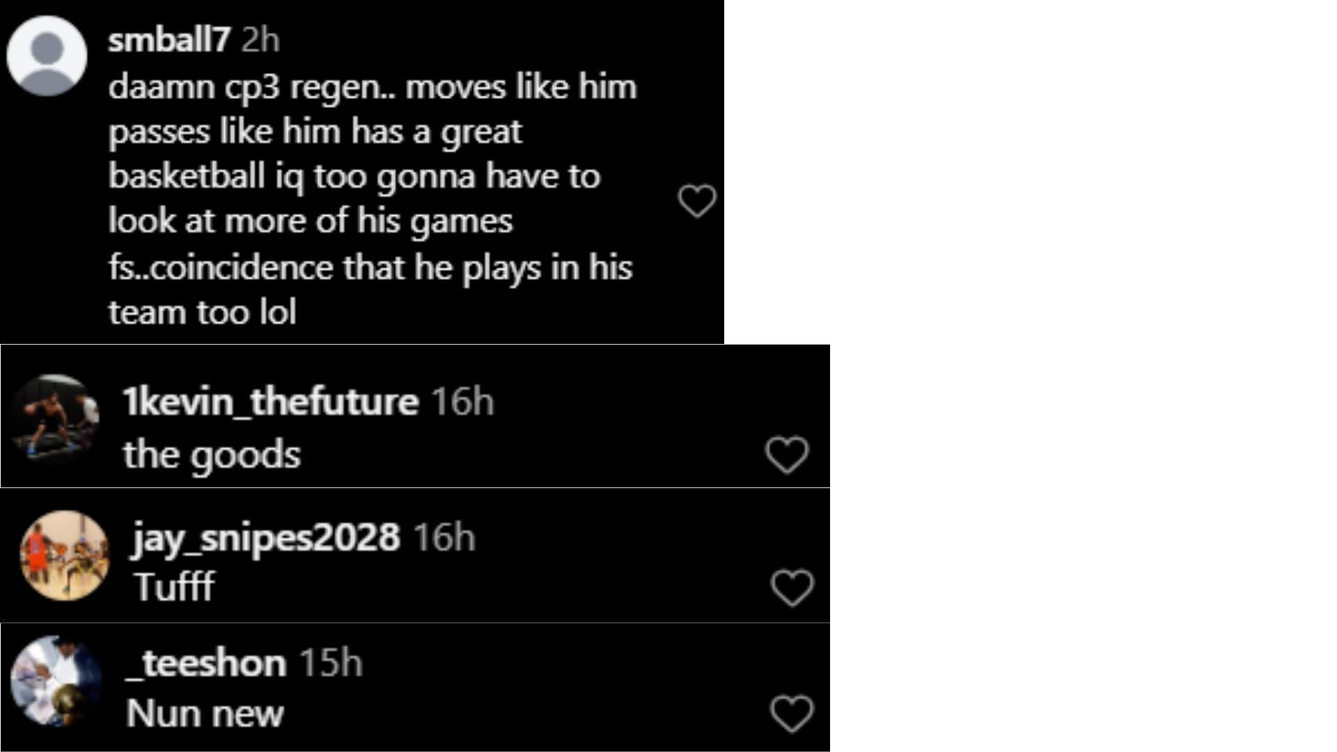 Fans react as Team Chris Paul U15s freshman Sherod McCormick puts up impressive EYBL display